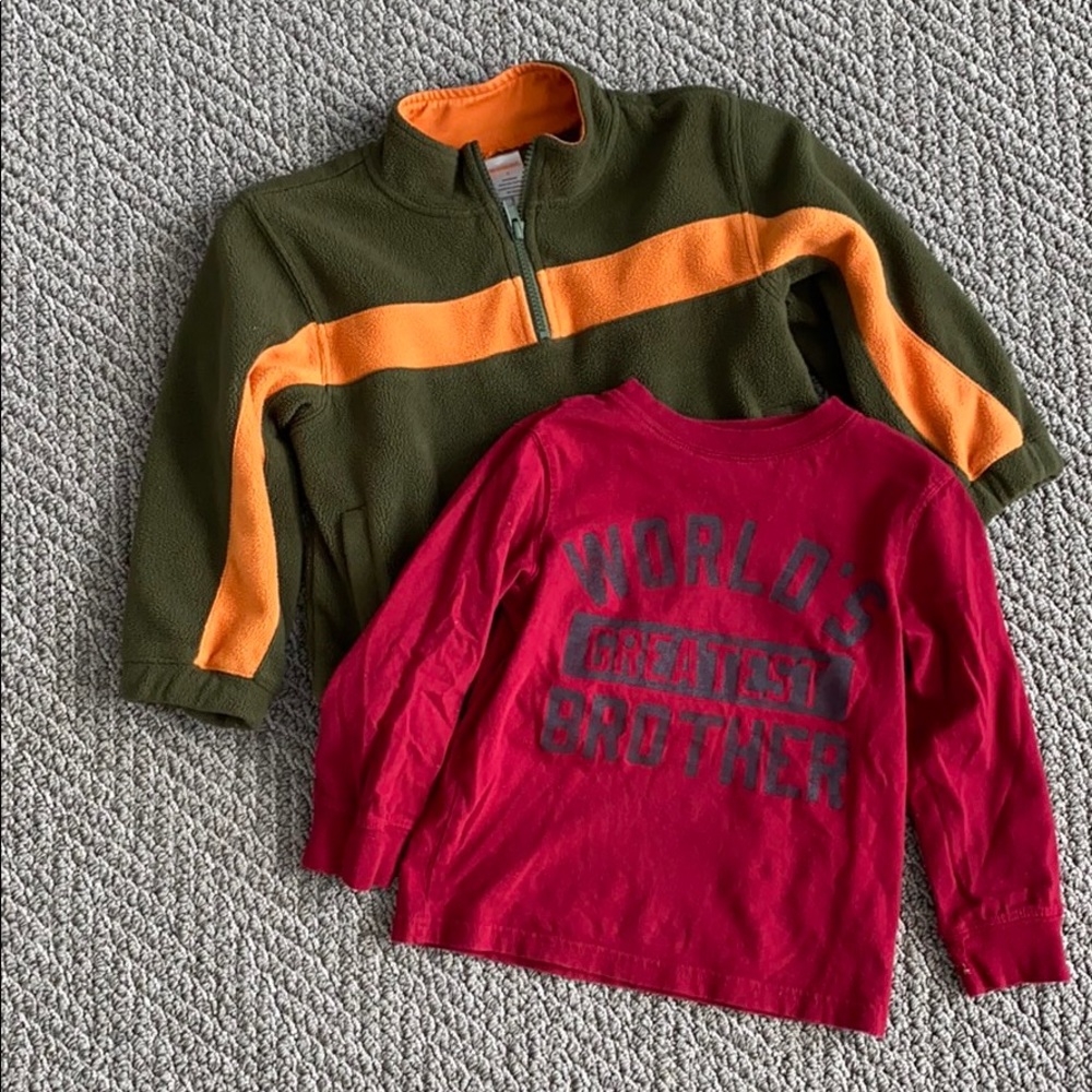 Worlds Greatest Brother T & Fleece Pullover